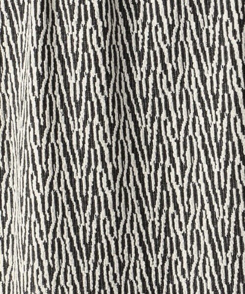 HIDEAWAYS NICOLE（ハイダウェイニコル）の「ブリスタージャカードウェイビーストライプ（Tシャツ/カットソー・メンズ・ホワイト×ブラック/ブラック×ホワイト/ボルドー・MEDIUM/X-LARGE/LARGE）」の7枚目の写真