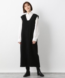 A part by | ツイードジャンパースカート　959131(ジャンパースカート)