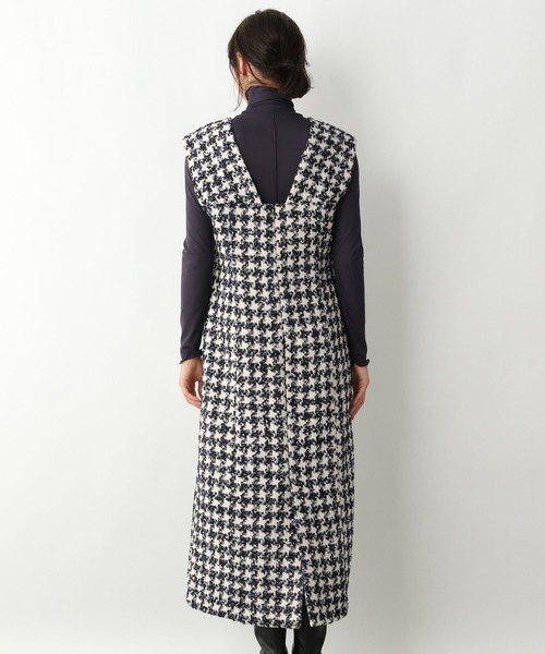 A part by(アパートバイ)の「ツイードジャンパースカート 959131(ジャンパースカート・レディース・ブラック系その他2/ブラック・FREE)」の10枚目の写真