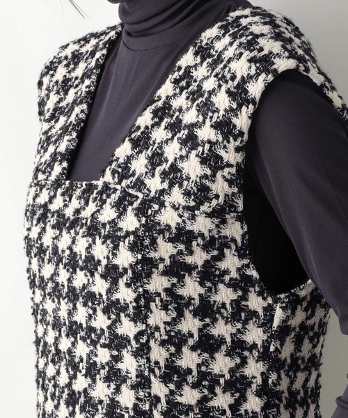 A part by(アパートバイ)の「ツイードジャンパースカート 959131(ジャンパースカート・レディース・ブラック系その他2/ブラック・FREE)」の12枚目の写真