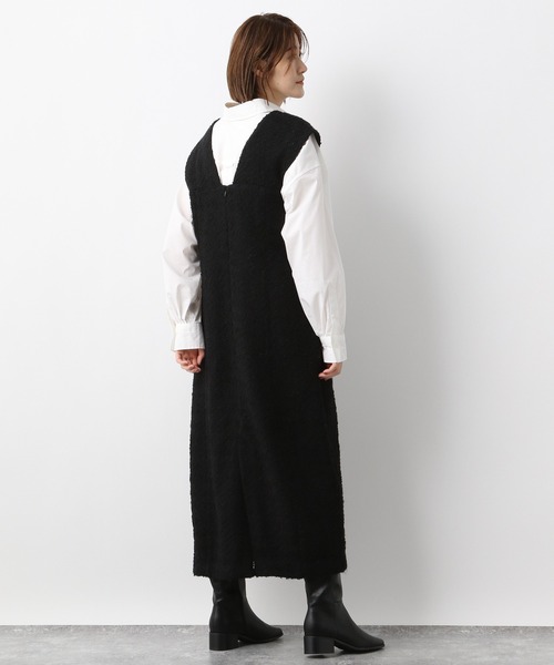 A part by(アパートバイ)の「ツイードジャンパースカート 959131(ジャンパースカート・レディース・ブラック系その他2/ブラック・FREE)」の18枚目の写真