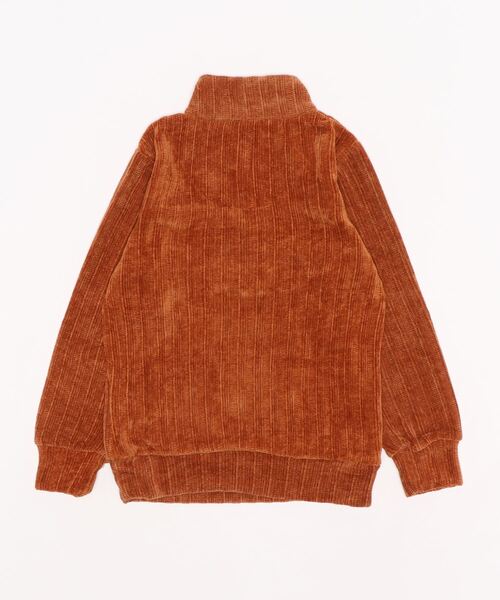 KRIFF MAYER Kid's Collection（クリフメイヤーキッズコレクション）の「カットモールハーフZIP（Tシャツ/カットソー・キッズ・ブラウン/ネイビー/モカ/グレー・170/130/120/160/150/140）」の5枚目の写真
