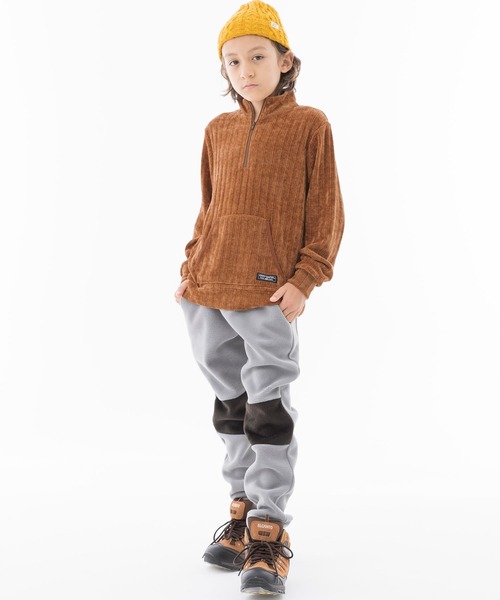 KRIFF MAYER Kid's Collection（クリフメイヤーキッズコレクション）の「カットモールハーフZIP（Tシャツ/カットソー・キッズ・ブラウン/ネイビー/モカ/グレー・170/130/120/160/150/140）」の20枚目の写真