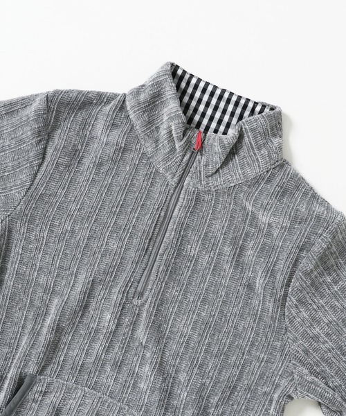 KRIFF MAYER Kid's Collection（クリフメイヤーキッズコレクション）の「カットモールハーフZIP（Tシャツ/カットソー・キッズ・ブラウン/ネイビー/モカ/グレー・170/130/120/160/150/140）」の13枚目の写真