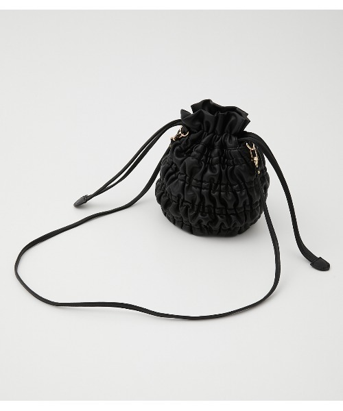 crie conforto（クリーコンフォルト）の「シャーリングミニショルダーバッグ（ショルダーバッグ・レディース・グレー/ブラック/ベージュ・FREE）」の14枚目の写真