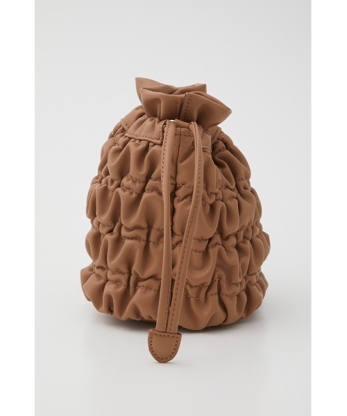 crie conforto（クリーコンフォルト）の「シャーリングミニショルダーバッグ（ショルダーバッグ・レディース・グレー/ブラック/ベージュ・FREE）」の17枚目の写真