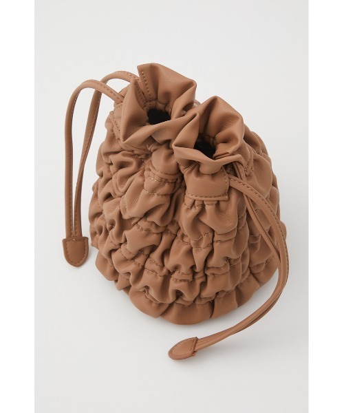 crie conforto（クリーコンフォルト）の「シャーリングミニショルダーバッグ（ショルダーバッグ・レディース・グレー/ブラック/ベージュ・FREE）」の18枚目の写真