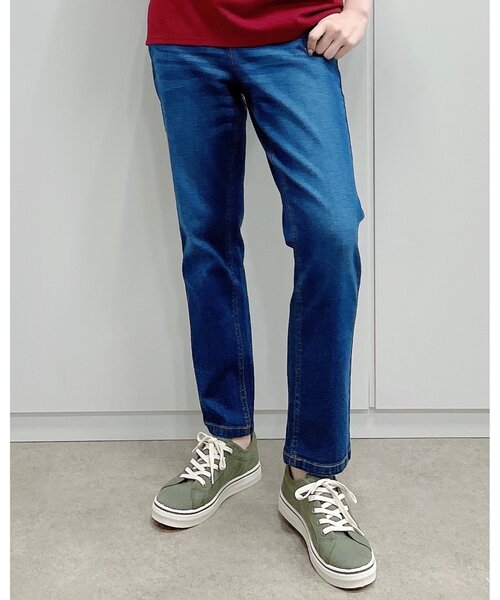 Cutie Blonde（キューティーブロンド）の「◆【S-LL】デニムゆるテーパードパンツ（デニムパンツ・レディース・ネイビー系5/ブルー系5・02/01/04/03）」の12枚目の写真