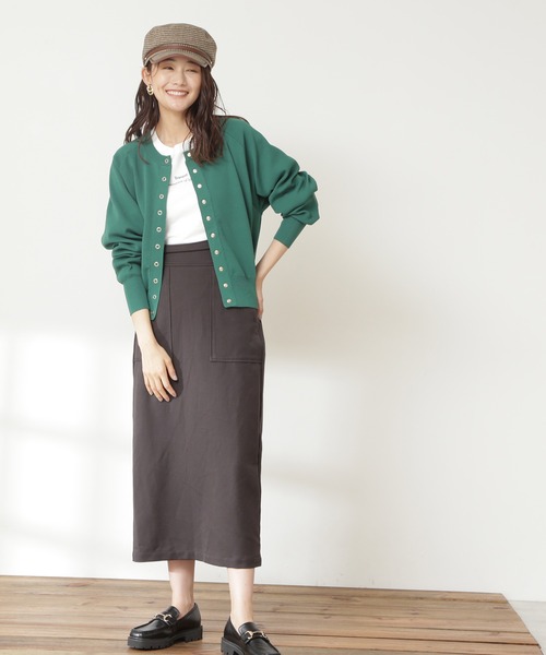 N.（N. Natural Beauty Basic）（エヌエヌナチュラルビューティーベーシック）の「◆ロゴプリントモノクロロングＴシャツ（Tシャツ/カットソー・レディース・オフホワイト/スミクロ・MEDIUM）」の5枚目の写真