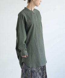 東炊きブロードミディシャツ