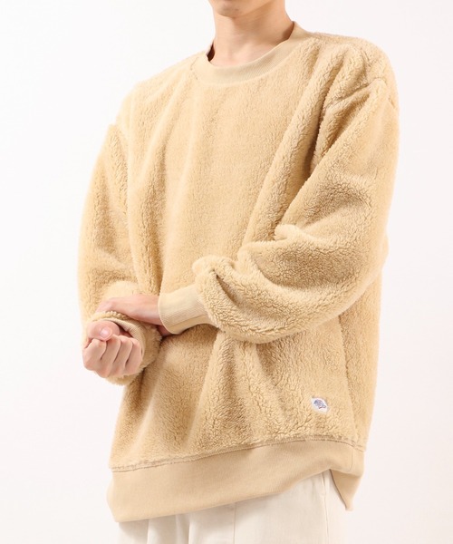 JEMORGAN(ジェーイーモーガン)の「JEMORGAN ボアボンディングクルースウェット(スウェット・メンズ・ブラック/ナチュラル/モカ/グレー/グレイッシュブルー・M/XL/L)」の17枚目の写真