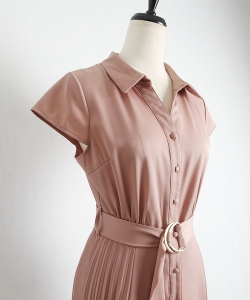 tocco closet（トッコ クローゼット）の「ベルト付きサイドプリーツ