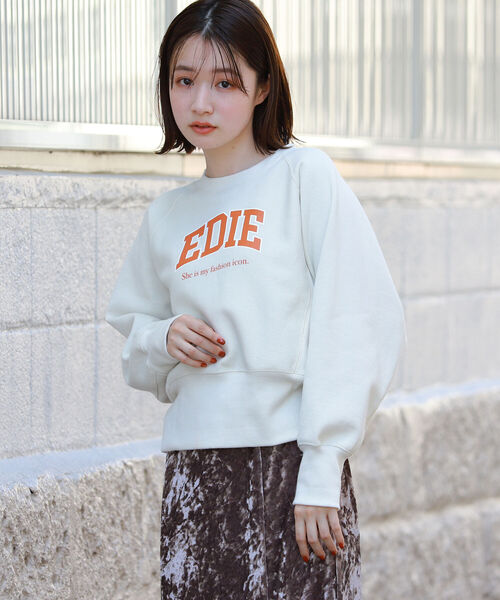 BeAMS DOT（ビームスドット）の「BeAMS DOT / アソート柄 裏起毛 カレッジロゴスウェット（スウェット・レディース・オフホワイト/サックスブルー/ブルー/パープル系その他5・FREE）」の21枚目の写真