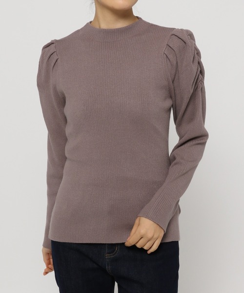 セール パワショルリブプルオーバー ニット セーター Mysty Woman ミスティウーマン のファッション通販 Zozotown