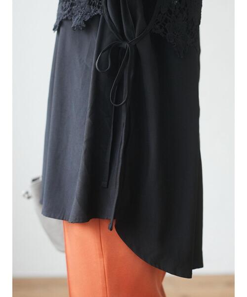 RAY CASSIN FAVORI（レイカズンフェバリ）の「・RAY CASSIN SET2点 ベスト×ブラウス＊（シャツ/ブラウス・レディース・ブラック/オレンジ/オフホワイト/カーキ・FREE）」の13枚目の写真