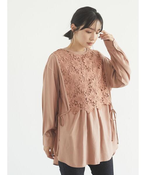 RAY CASSIN FAVORI（レイカズンフェバリ）の「・RAY CASSIN SET2点 ベスト×ブラウス＊（シャツ/ブラウス・レディース・ブラック/オレンジ/オフホワイト/カーキ・FREE）」の16枚目の写真