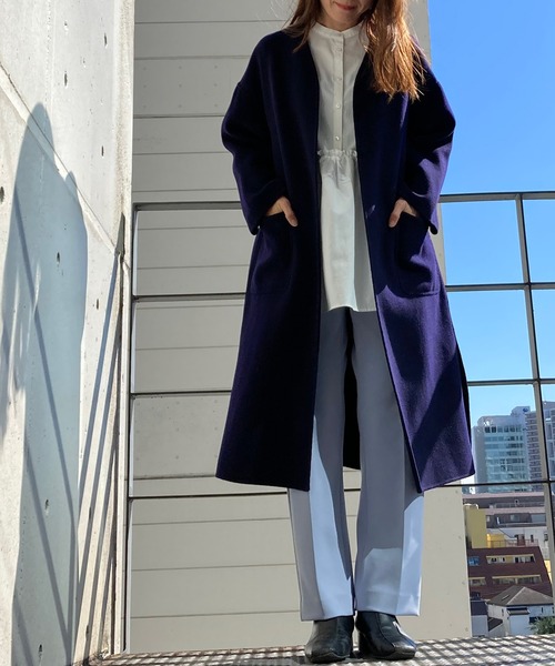 Sono（ソーノ）の「【SONO/ソーノ】ウールダブルフェイスコート（ノー