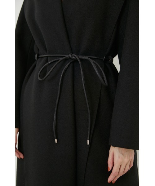 rienda（リエンダ）の「ビッグショールカラーロングガウンコート（チェスターコート・レディース・ライトグレー/ブラック/ブラウン・FREE）」の12枚目の写真