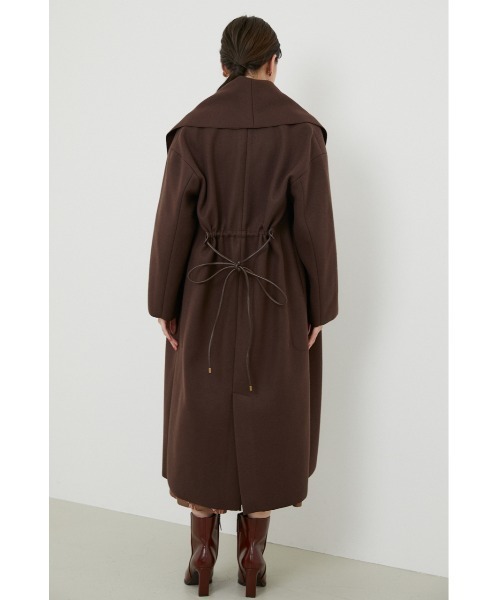 rienda（リエンダ）の「ビッグショールカラーロングガウンコート（チェスターコート・レディース・ライトグレー/ブラック/ブラウン・FREE）」の13枚目の写真