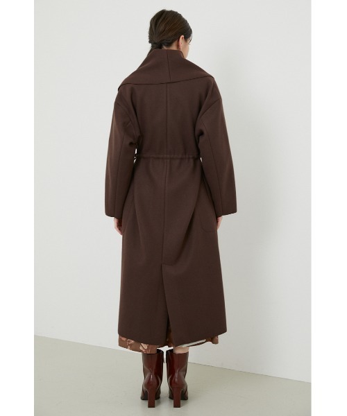 rienda（リエンダ）の「ビッグショールカラーロングガウンコート（チェスターコート・レディース・ライトグレー/ブラック/ブラウン・FREE）」の6枚目の写真