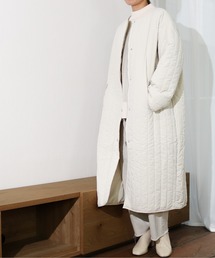 Per sist ence | Per sist ence/パーシエンス　縦キルト ロングコート(その他アウター)