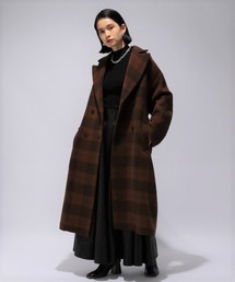 Hare ハレのチェスターコート チェック柄 通販 Zozotown