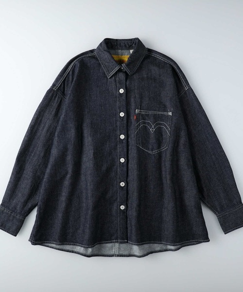 Levi's（リーバイス）の「【Levi's】ＲＥＤデニムシャツ（シャツ/ブラウス・レディース・ダークインディゴブルー・M/S）」の10枚目の写真