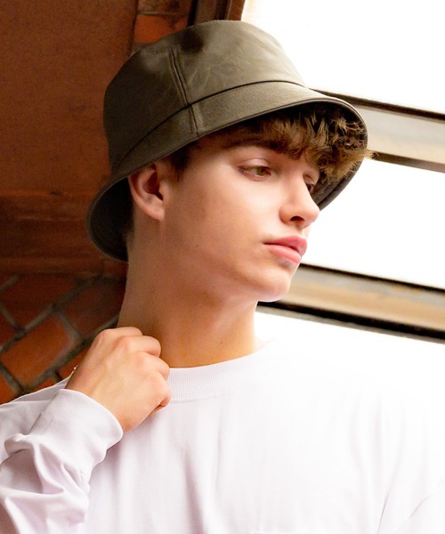 8(eight)(エイト)の「PUレザーバケットハット(ハット・メンズ・ブラック/ベージュ/キャメル/チャコールグレー・FREE)」の3枚目の写真