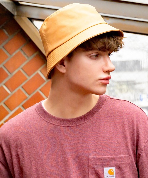 8(eight)(エイト)の「PUレザーバケットハット(ハット・メンズ・ブラック/ベージュ/キャメル/チャコールグレー・FREE)」の15枚目の写真