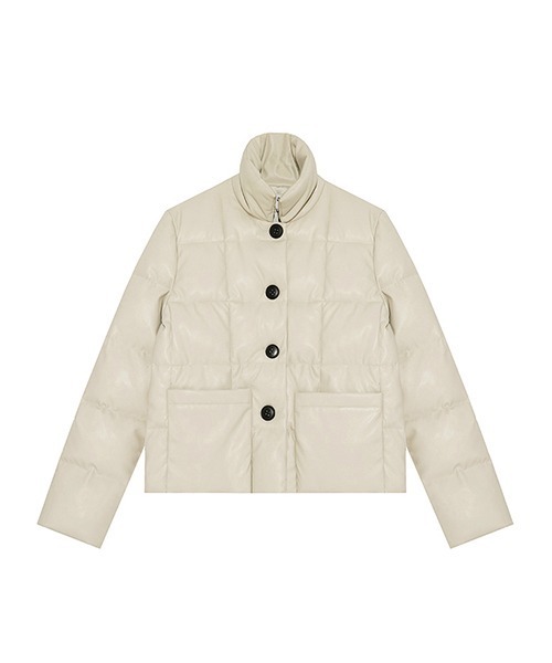 Fano Studios（ファノ ストゥディオズ）の「【Fano Studios】Square quilted lapel batting jacket FD21M006（ダウンジャケット/コート・レディース・オフホワイト・M/L/S）」の14枚目の写真
