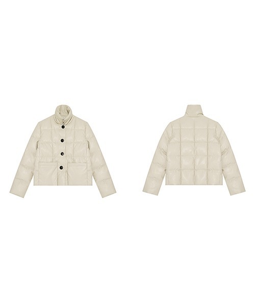 Fano Studios（ファノ ストゥディオズ）の「【Fano Studios】Square quilted lapel batting jacket FD21M006（ダウンジャケット/コート・レディース・オフホワイト・M/L/S）」の15枚目の写真