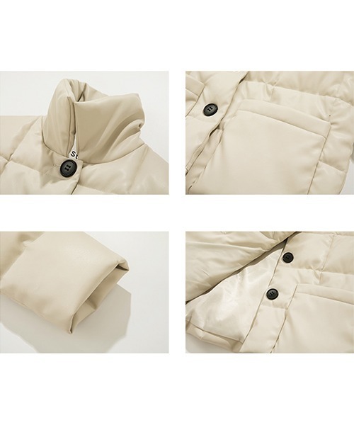 Fano Studios（ファノ ストゥディオズ）の「【Fano Studios】Square quilted lapel batting jacket FD21M006（ダウンジャケット/コート・レディース・オフホワイト・M/L/S）」の16枚目の写真