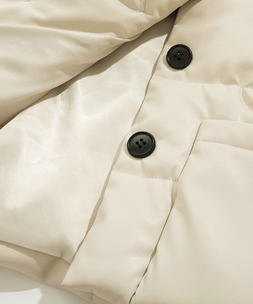 Fano Studios（ファノ ストゥディオズ）の「【Fano Studios】Square quilted lapel batting jacket FD21M006（ダウンジャケット/コート・レディース・オフホワイト・M/L/S）」の12枚目の写真