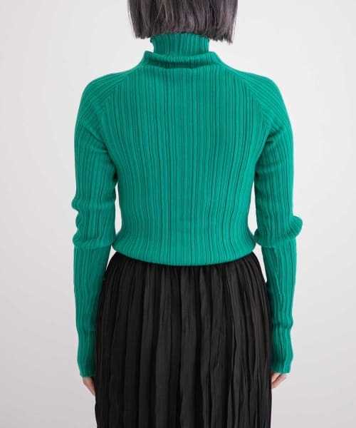 WANDERUNG（ワンデルング）の「『URBS別注』WANDERUNG　Ex Wool Ribbed Pullover（ニット/セーター・レディース・ピンク/オレンジ/グリーン・FREE）」の22枚目の写真