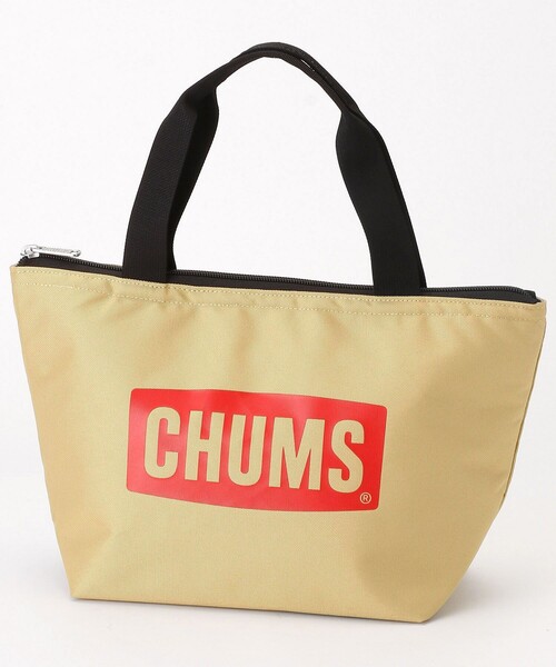 FREAK'S STORE（フリークスストア）の「CHUMS/チャムス CHUMS Logo Soft Cooler Tote Mini（キッチンツール・メンズ・ベージュ/レッド・ONE SIZE）」の2枚目の写真