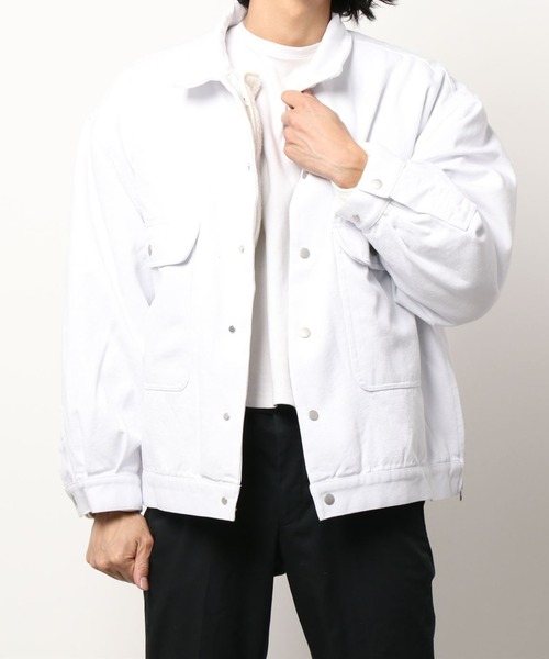 DANKE SCHON（ダンケシェーン）の「DankeSchon/ダンケシェーン/ダックカバーオールジャケット（カバーオール・メンズ・ブラック/カーキ/ホワイト・FREE）」の5枚目の写真