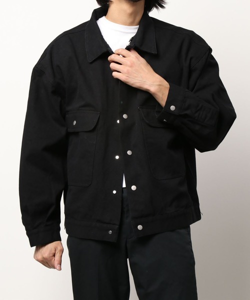 DANKE SCHON（ダンケシェーン）の「DankeSchon/ダンケシェーン/ダックカバーオールジャケット（カバーオール・メンズ・ブラック/カーキ/ホワイト・FREE）」の11枚目の写真