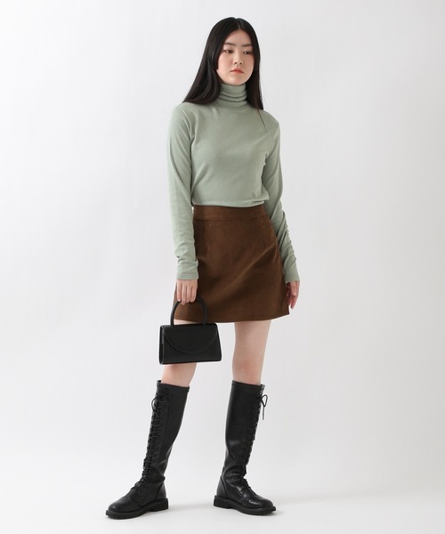 ALAND（エーランド）の「3.3Field Trip／SOFT BASICタートルネック　2260582（Tシャツ/カットソー・レディース・ブラック/ブラウン/ライトグリーン/アイボリー・FREE）」の18枚目の写真