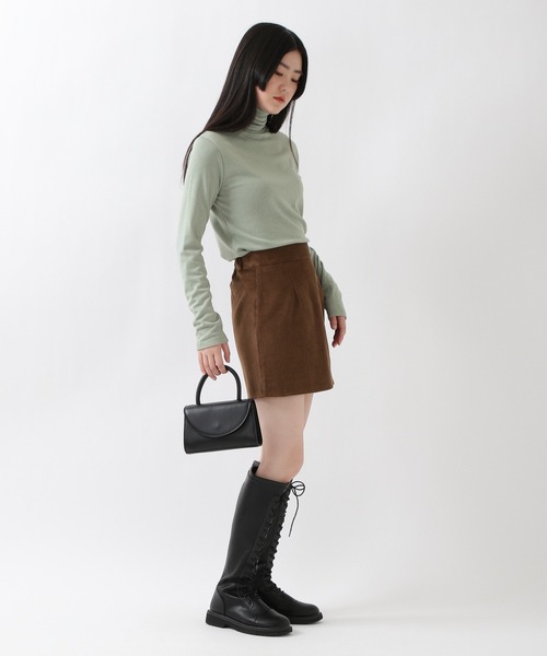 ALAND（エーランド）の「3.3Field Trip／SOFT BASICタートルネック　2260582（Tシャツ/カットソー・レディース・ブラック/ブラウン/ライトグリーン/アイボリー・FREE）」の15枚目の写真