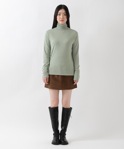 ALAND（エーランド）の「3.3Field Trip／SOFT BASICタートルネック　2260582（Tシャツ/カットソー・レディース・ブラック/ブラウン/ライトグリーン/アイボリー・FREE）」の22枚目の写真