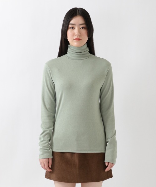 ALAND（エーランド）の「3.3Field Trip／SOFT BASICタートルネック　2260582（Tシャツ/カットソー・レディース・ブラック/ブラウン/ライトグリーン/アイボリー・FREE）」の11枚目の写真