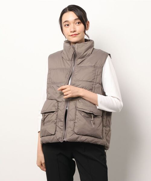 aimoha（アイモハ）の「ダウンベスト（ダウンベスト・レディース・チョコ/ブラック/ベージュ・MEDIUM/LARGE）」の20枚目の写真