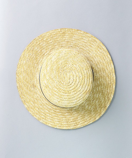 Lack of Color（ラックオブカラー）の「【 Lack of Color / ラックオブカラー 】 Spencer Boater / ストローハット（ハット・レディース・ナチュラル・MEDIUM）」の3枚目の写真