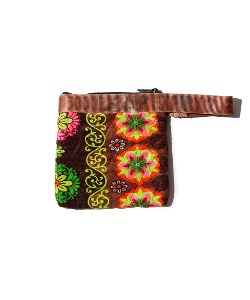 PUEBCO(プエブコ)の「MAO'S FABRIC POUCH(ハンドバッグ・メンズ・ダークパープル/レッド/ブルー/ダークブラウン/ブラウン・ONE SIZE)」の2枚目の写真