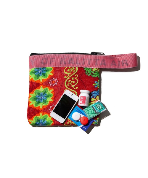 PUEBCO(プエブコ)の「MAO'S FABRIC POUCH(ハンドバッグ・メンズ・ダークパープル/レッド/ブルー/ダークブラウン/ブラウン・ONE SIZE)」の1枚目の写真