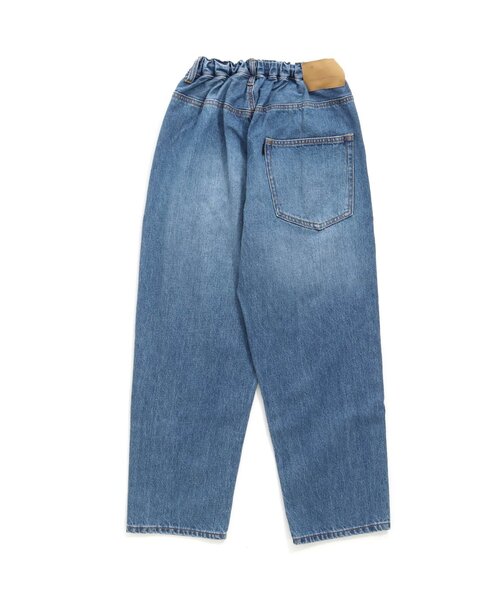 F.O.U(エフオーユー)の「ラップデニム 10分丈_ジュニア(その他パンツ・キッズ・ブルー/キナリ/ネイビー・150/160)」の4枚目の写真