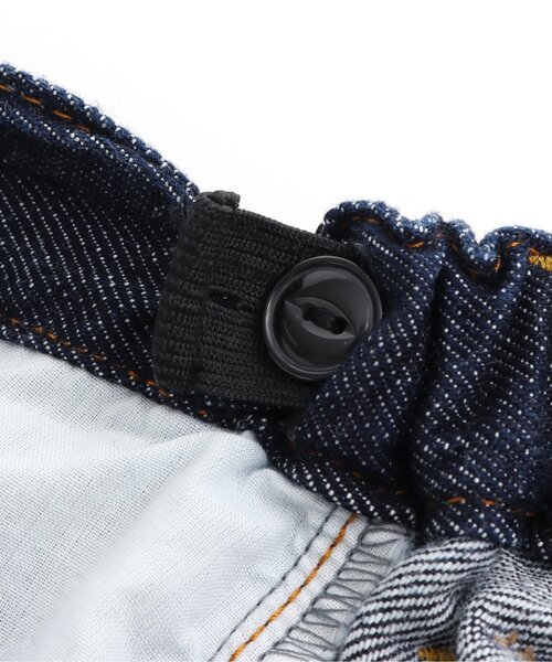 F.O.U(エフオーユー)の「ラップデニム 10分丈_ジュニア(その他パンツ・キッズ・ブルー/キナリ/ネイビー・150/160)」の7枚目の写真