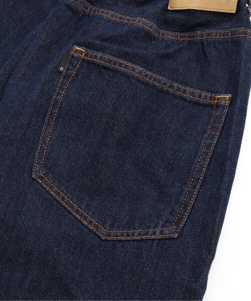 F.O.U(エフオーユー)の「ラップデニム 10分丈_ジュニア(その他パンツ・キッズ・ブルー/キナリ/ネイビー・150/160)」の5枚目の写真