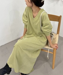 CAPRICIEUX LE'MAGE | Vネックスエットワンピース(ワンピース)