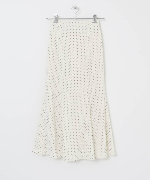 KBF(ケイビーエフ)の「ドット柄マーメイドスカート(スカート・レディース・ホワイト系その他/ブラック系その他・ONE)」の18枚目の写真